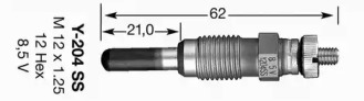 Свеча накаливания (NGK: 7629)